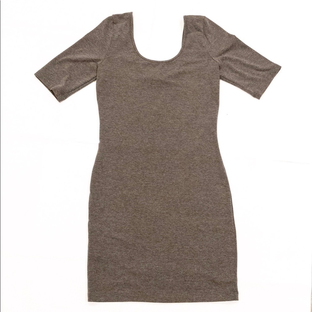 Women’s Forever 21 Bodycon Dress, Size Small Grey